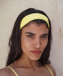 Headband green/yellow/blue/orange - Yellow
