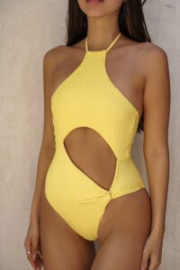 Lollipop yellow one piece