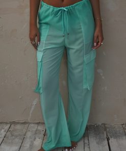 Chains pants - Green, XS-S