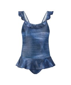 Denim one piece for girls 2y-9y