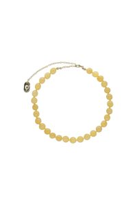 Choker necklace orange