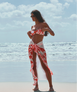 Alternative view of Koral flower pareo