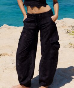 Alternative view of Balloon pants black