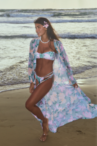 Tropical flower coverup