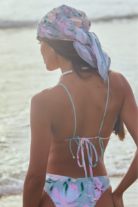 Tropical flower bandana