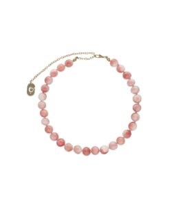 Choker necklace pink